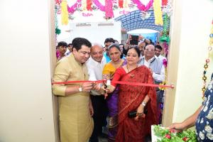 Inauguration of new building with MP Shri Rajeshbhai Chudasama grant