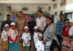 JUNAGADH S.P.  SAURBHASINH SAHEB - NGO VISIT