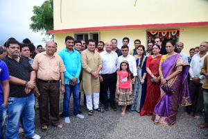 Inauguration of new building with MP Shri Rajeshbhai Chudasama grant