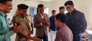 District SP Mr. Harshad Mehta Visited The Institution. .