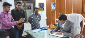 District SP Mr. Harshad Mehta Visited The Institution. .