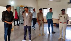 District SP Mr. Harshad Mehta Visited The Institution. .